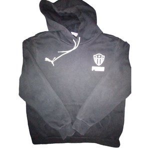 PUMA Hoodie Sweater‎ Men's Large Black Logos